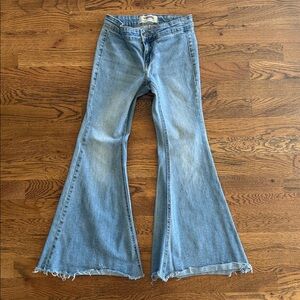 Rock & Roll Cowgirl Light Blue Flared Jeans